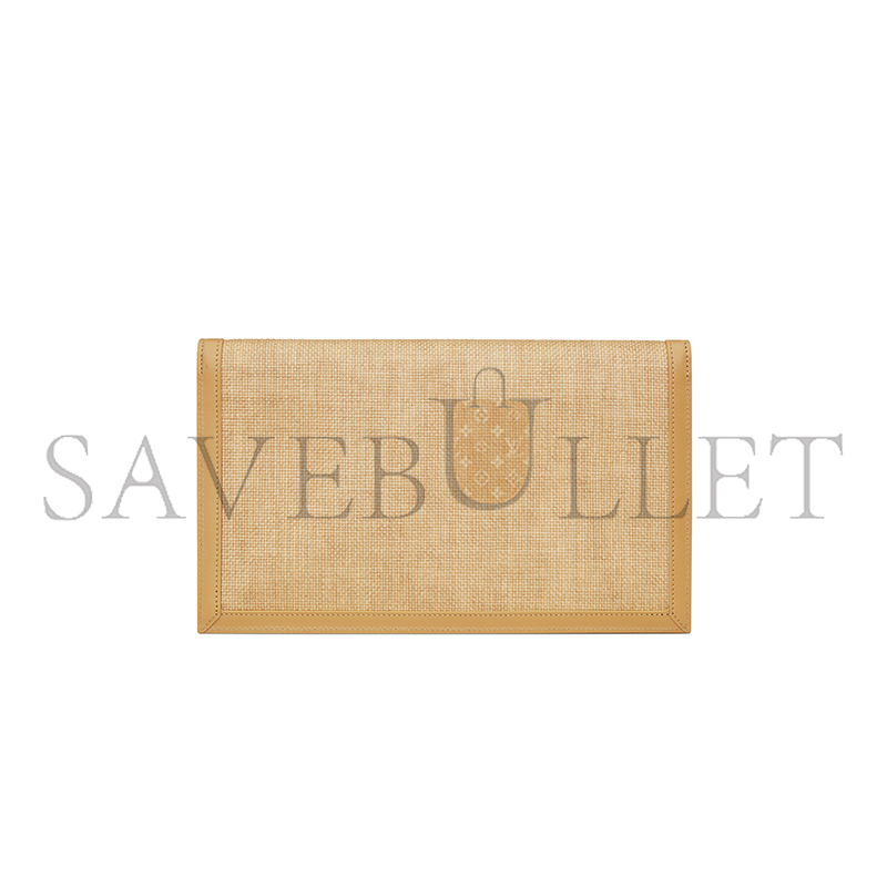 Y*L uptown pouch in micro raffia 5657392uf2w9985 (27*16*2cm)